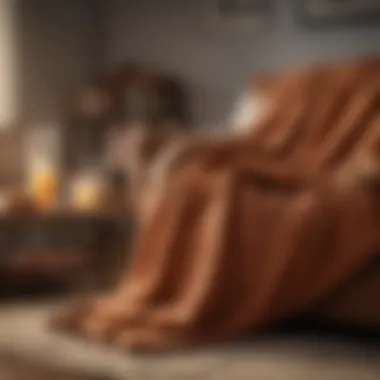 Warmth and Comfort with a Cozy Throw Cozy throw blanket on a sofa
