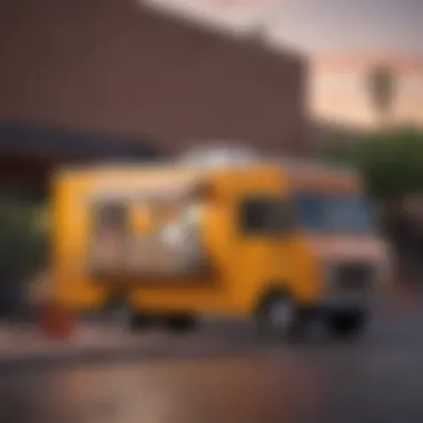 Unique food truck showcasing innovative culinary trends