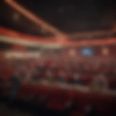AMC Theater on $5 Tuesdays AMC theater showcasing a bustling audience on $5 Tuesdays