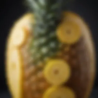 Nutritional Profile of Pineapple Nutritional chart of pineapple highlighting vitamins and minerals