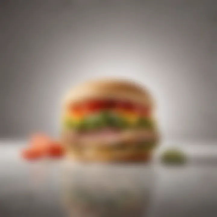 A nutritional chart highlighting the benefits of Atkins breakfast sandwiches.