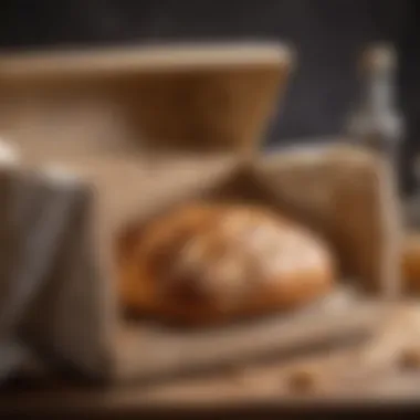 Sourdough Bread Preservation Strategies Loaf of sourdough bread in a bread box
