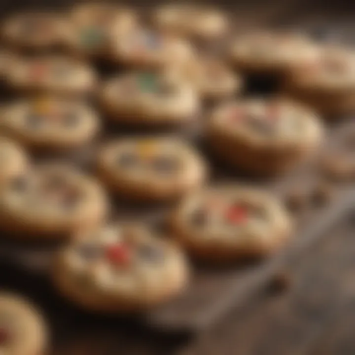 Assorted gluten-free cookies on a rustic wooden table