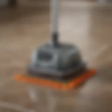 Compact wet floor cleaner ideal for small spaces