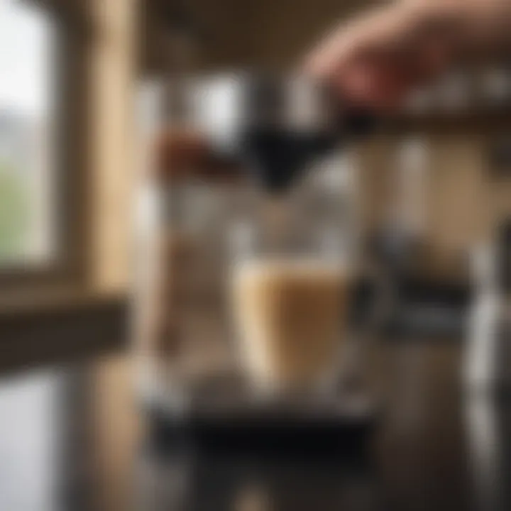 A gourmet beverage created using the Breville Milk Frother Jug, highlighting its impact on coffee experience