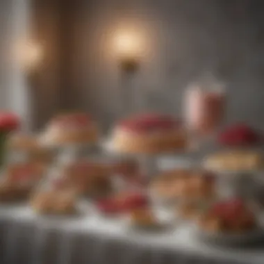Decadent Dessert Table Decadent dessert table adorned with exquisite treats