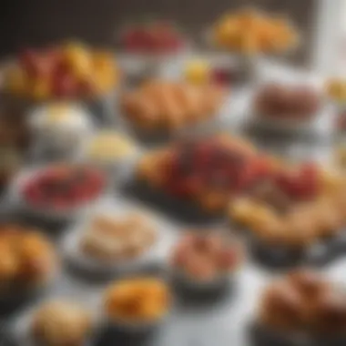 An Elegant Brunch Spread Elegant brunch spread featuring fresh fruits and pastries