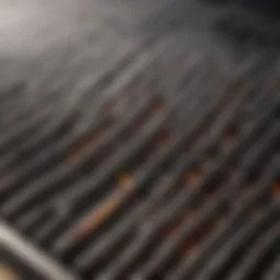 Elegant porcelain grill grates enhancing barbecue aesthetics
