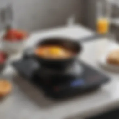 Compact and Portable Induction Cooktop for Versatile Use Compact size for easy storage