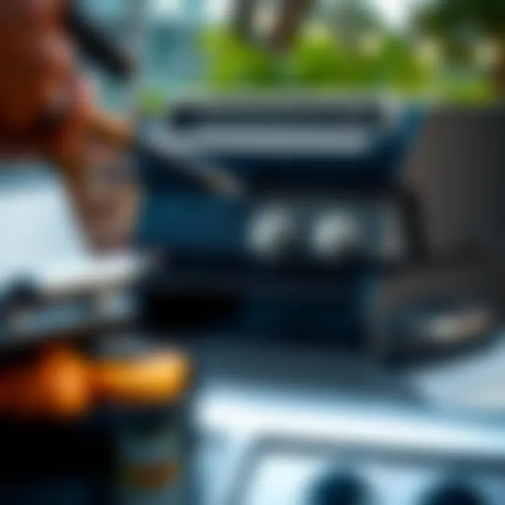 Durability testing of a gas grill under various conditions