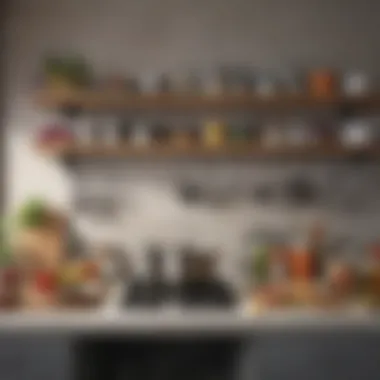 Organizing Your Culinary Workspace Organized kitchen space for efficient cooking