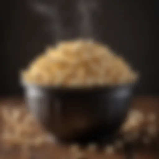 A beautifully crafted popcorn pot showcasing its sleek design