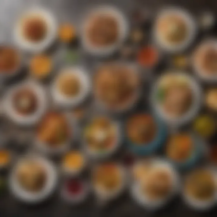 A detailed meal plan showcasing diverse gluten-free dishes