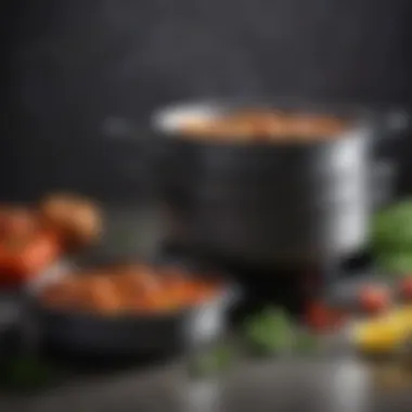 Versatility of Stackmaster Cookware Stackmaster cookware in action demonstrating versatility in different recipes