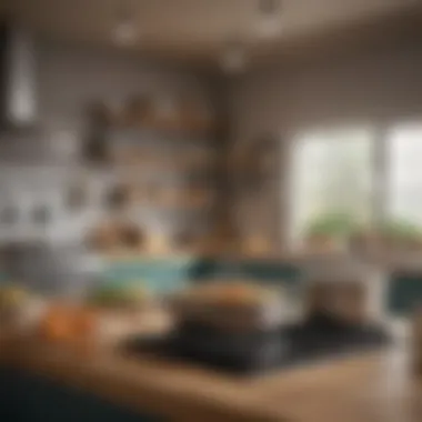 Stylish Kitchen Setup Featuring Cook N Home Stylish Cook N Home kitchen setup with cookware