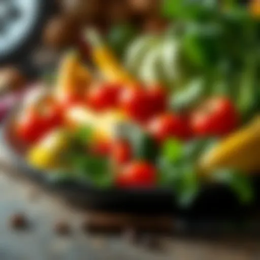A vibrant display of fresh, affordable ingredients
