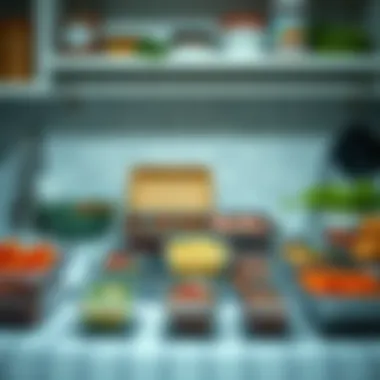 Mastering Meal Prep on a Budget An organized meal prep station showcasing budgeting techniques
