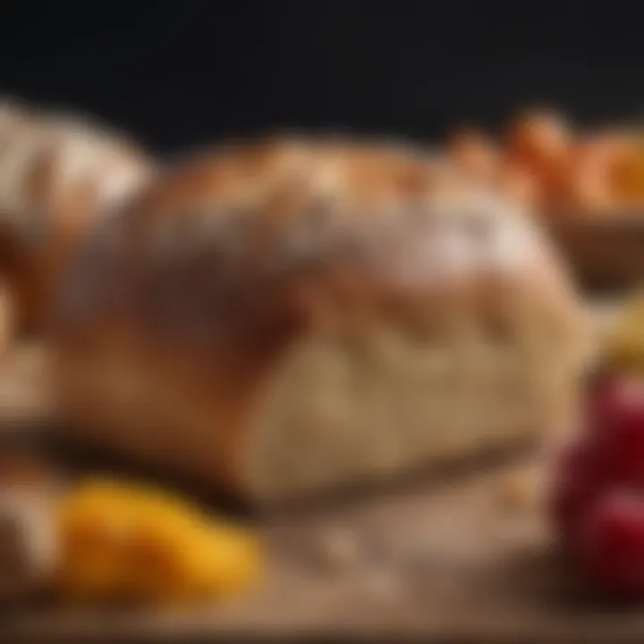 A close-up shot of the ingredients used to make gluten-free bread, showcasing their vibrant colors and textures.