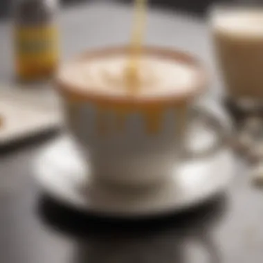 An array of vanilla syrup options for enhancing flavor