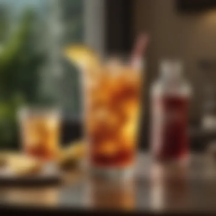 An inviting atmosphere for enjoying Long Island Iced Tea