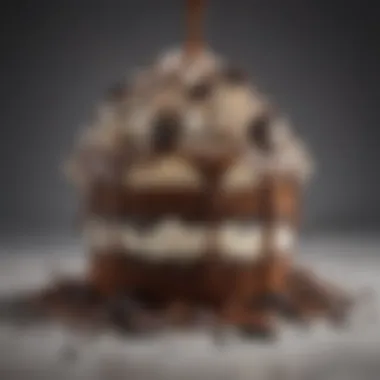 Topping Options for Your Shake A variety of toppings including chocolate syrup and crushed Oreos