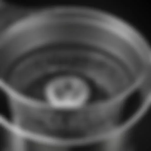 Close-up view of the Cuisinart Grind and Brew filter basket showcasing its intricate design.