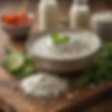 Traditional Ingredients for Authentic Ranch Dressing Traditional ranch dressing ingredients spread