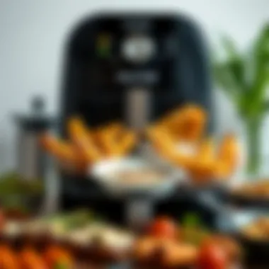 Variety of dishes prepared using the Deco Chef Air Fryer