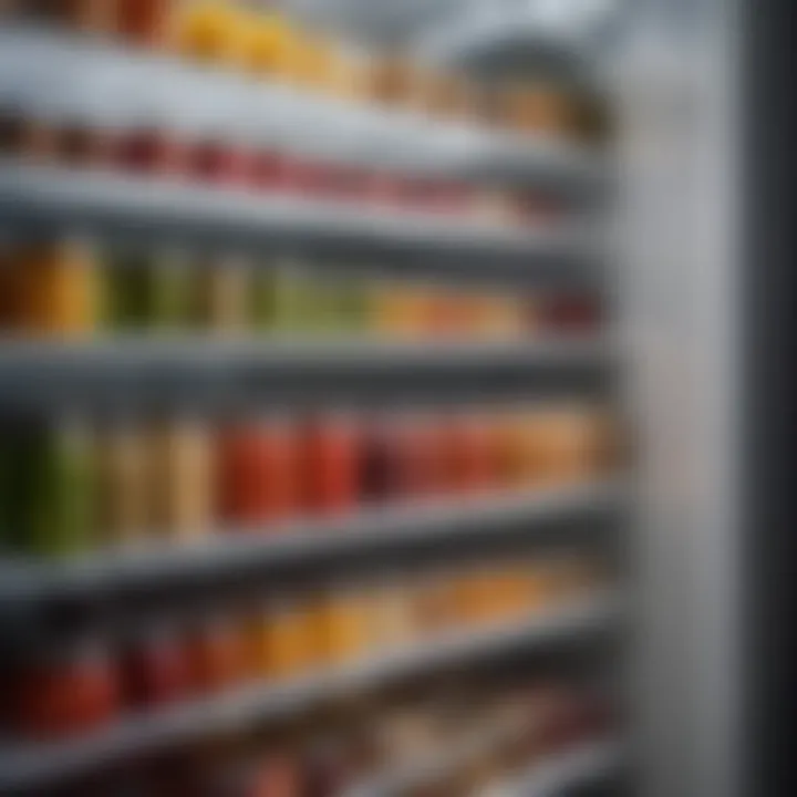 Preserving food quality in deep freezers