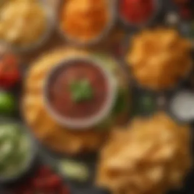 Fresh Ingredients for Flavorful Dips A colorful assortment of fresh ingredients for dip recipes