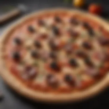 Artisan Pizza Masterpiece Artisan pizza with gourmet toppings