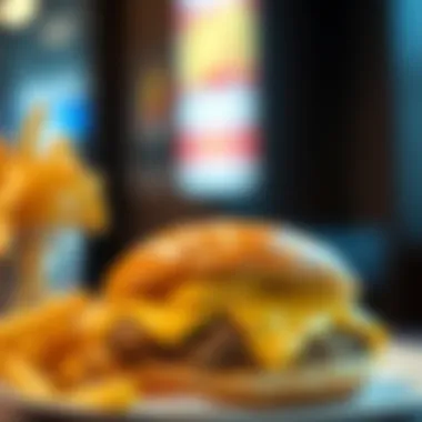 Quality Within Affordability A close-up of a delicious dollar menu item, highlighting quality.