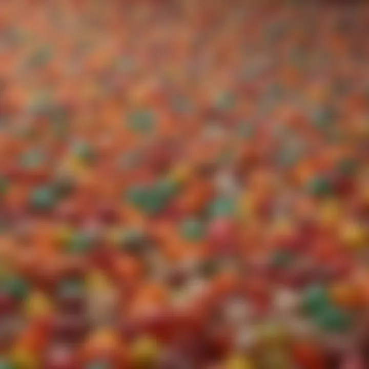 Customer reviews influencing candy purchases