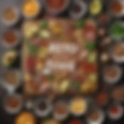 Colorful selection of keto-friendly ingredients