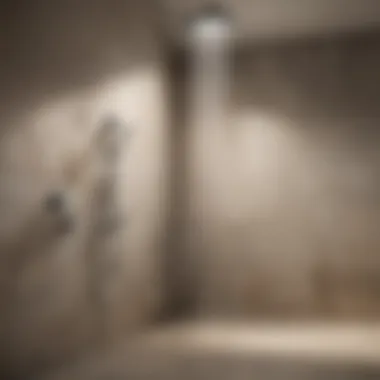 A pristine shower with sparkling tiles and glass