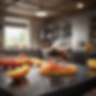 A clean kitchen free from fruit flies