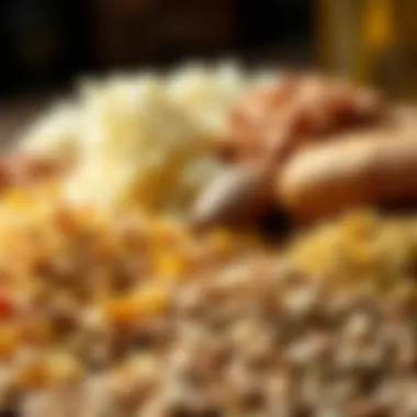 A variety of malts showcasing different colors and textures