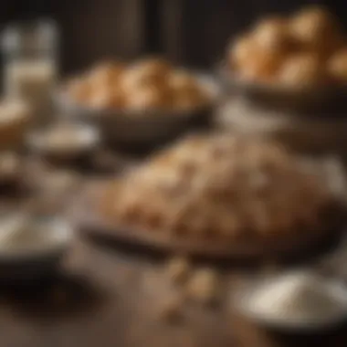 Quality Ingredients for Exceptional Baking An array of high-quality baking ingredients displayed attractively