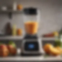 A sleek, modern blender showcasing its powerful motor
