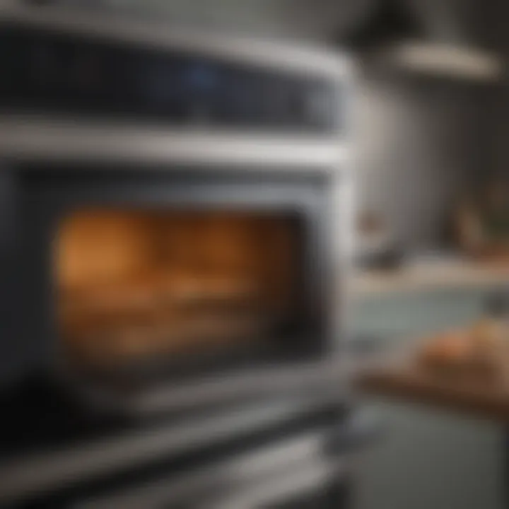 A high-efficiency oven demonstrating energy-saving capabilities