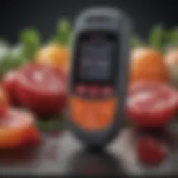 Representation of blood glucose monitoring and its significance.