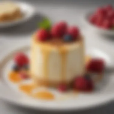 An elegant presentation of Easy Bath Cheesecake Wrap on a plate