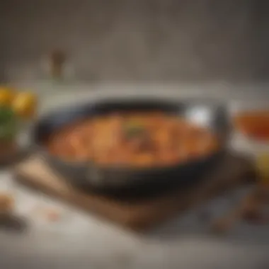 Pan Materials and Their Features Various pan materials showcasing durability and performance.