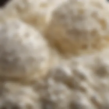 Close-up of creamy frosting texture