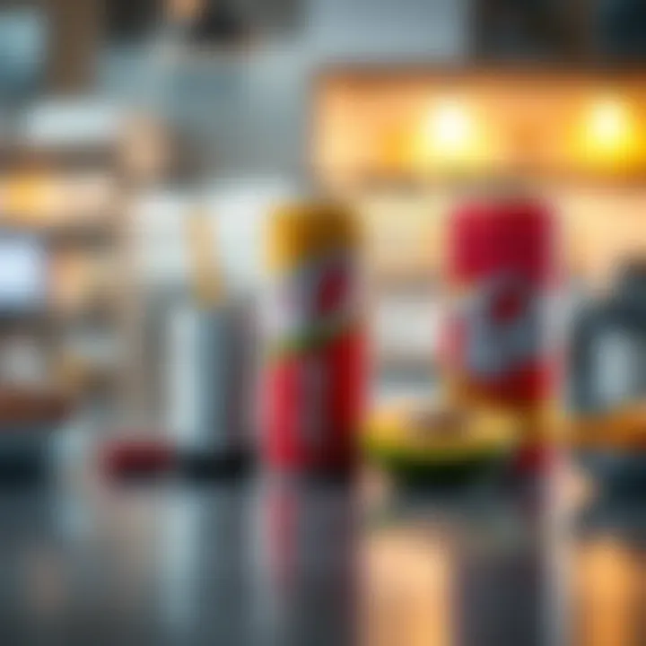 Benefits and Drawbacks Comparison Comparison chart illustrating benefits and drawbacks of energy drinks versus traditional breakfasts.
