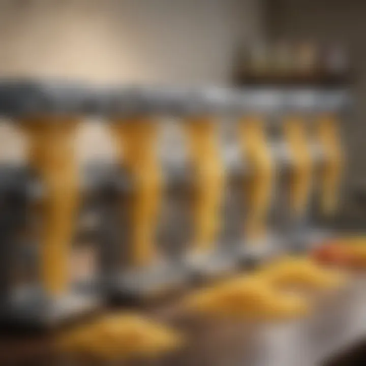 Different types of electric pasta machines displayed for selection.