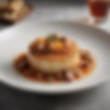 Culinary Artistry on a Plate Artful presentation of a signature dish