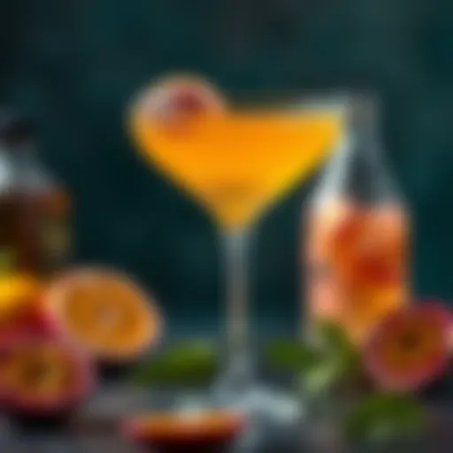 Vibrant Passion Fruit Cocktail