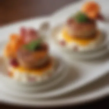 Gourmet Delights in South Austin Elegant plating of gourmet dishes