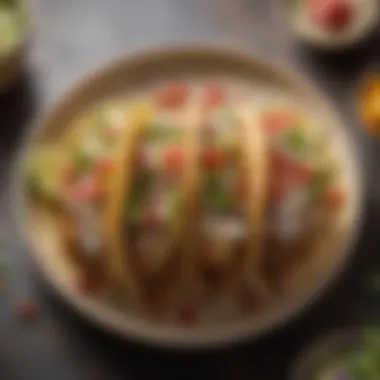 Tacos: A South Austin Staple Vibrant tacos adorned with fresh ingredients